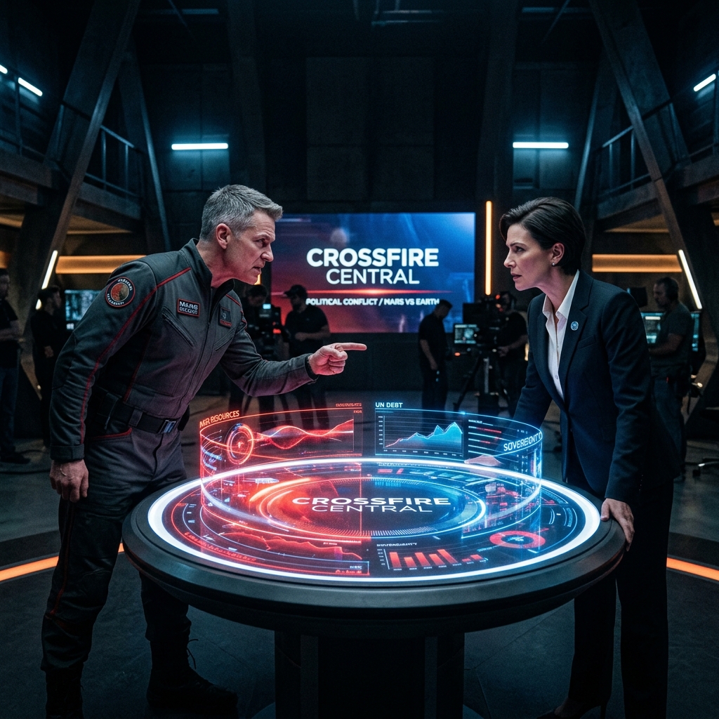 Crossfire Central - Earth vs Mars political debate